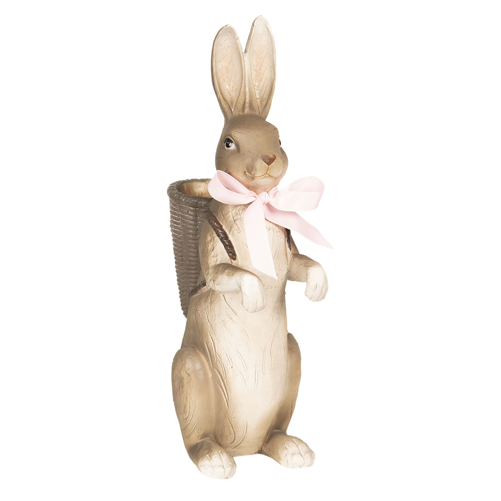 Декоративная фигура "Кролик с корзиной"