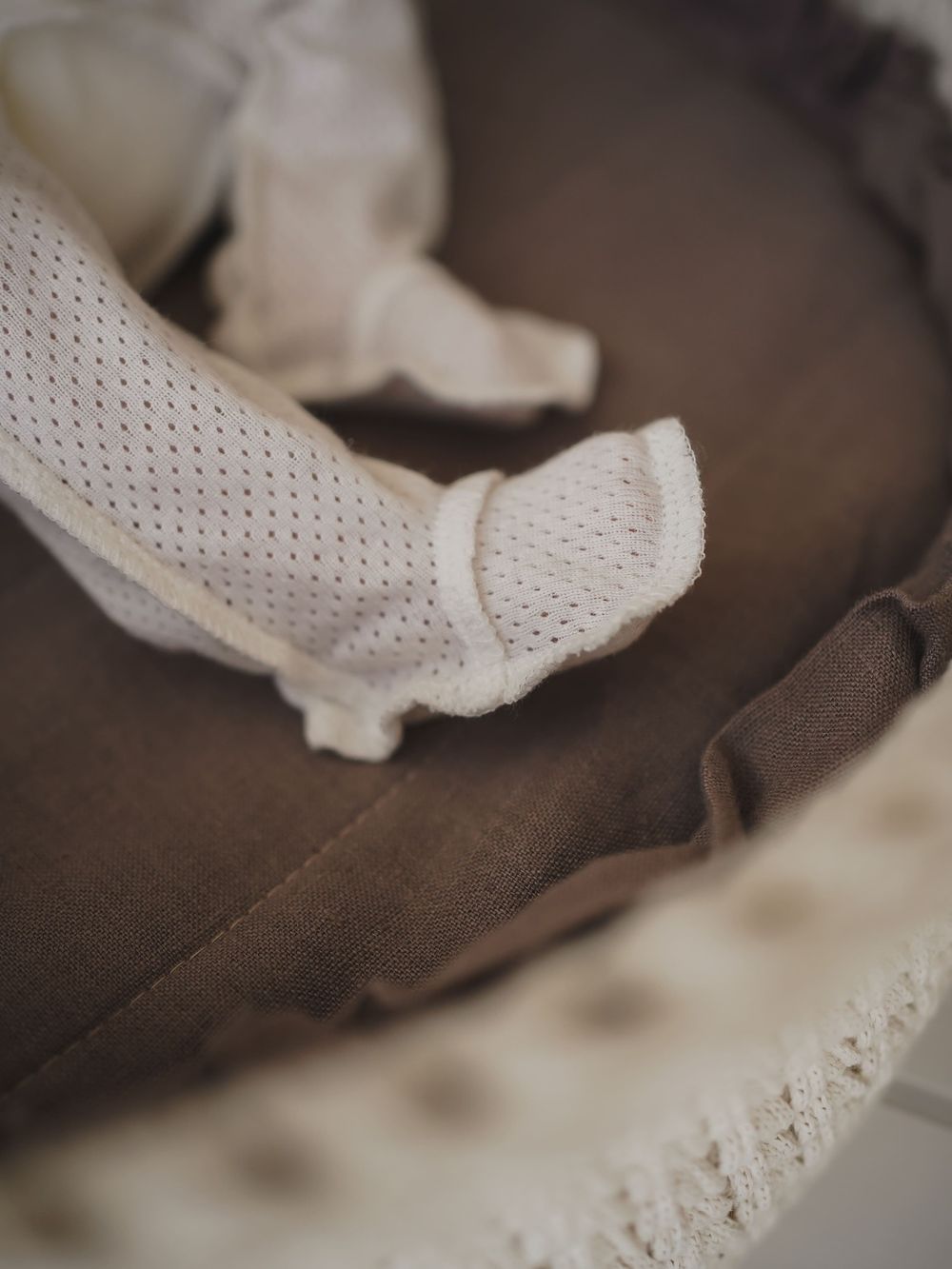 Слип на кнопках с крылышками "Молоко" из ажурного хлопка 0+