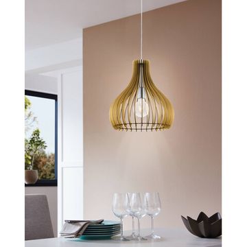 Подвесной светильник 1*E27 96258 никель матовый TINDORI Eglo