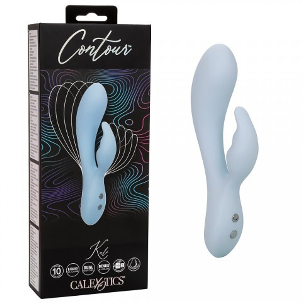 Вибратор-кролик ультрагибкий CalExotics Contour Kali, 10.75 см x 3.25 см