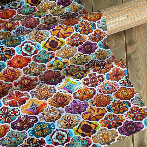 САМОЦВЕТЫ 100% хлопок Handmade Fabrics 10