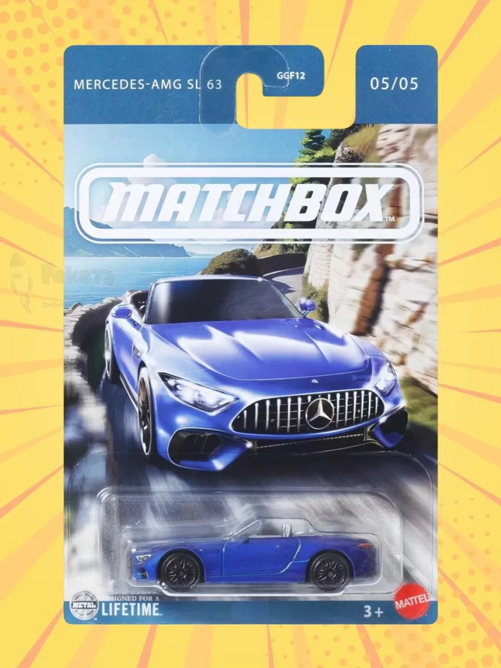 Машинка Хот Вилс Matchbox Mercedes AMG SL 63 GGF12 JCH33