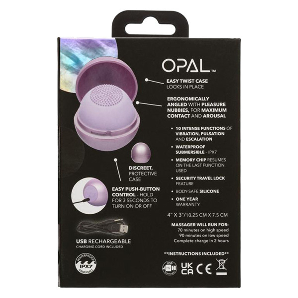Сиреневый вибромассажер California Exotic Novelties Opal Tickler Massager SE-0008-80-3