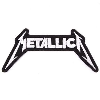 Нашивка Metallica лого белое (616)
