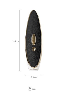 Вакуум-волновой бесконтактный стимулятор клитора Satisfyer Haute couture, силикон, чёрный, 22 см.