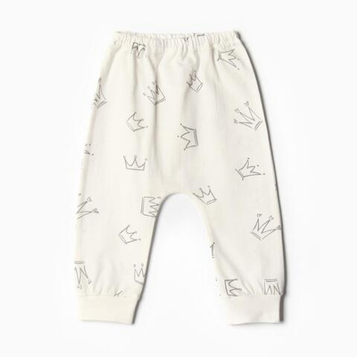 Ползунки Короны, р. 80 см, молочный 9932309 (Bloom Baby)