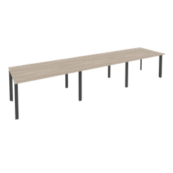 Onix Стол переговорный O.MP-PRG-3.3 Дуб Аттик/Металл Антрацит 4140*980*750