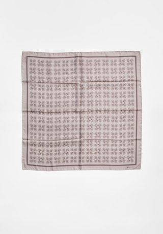 Шелковый платок Qarlygash&Qyzgaldaq GREY 90х90