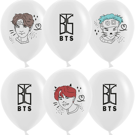 Воздушный шар BTS  K-POP латекс
