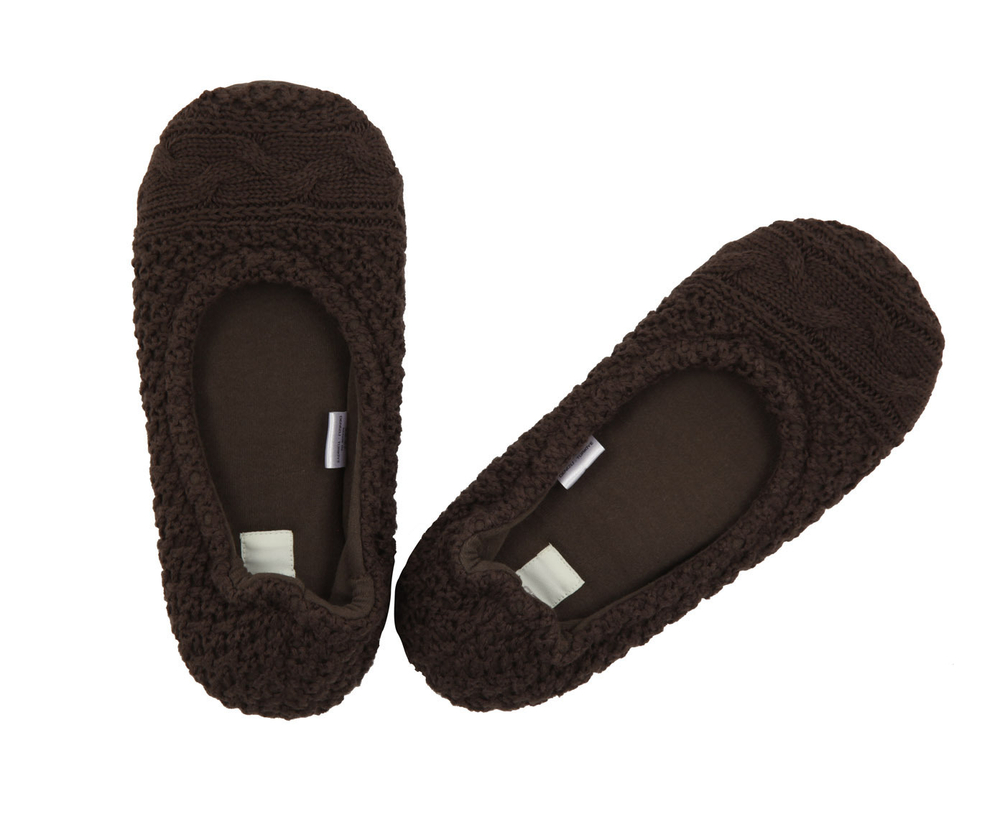 Элитные тапочки-балетки Bradford коричневые от Casual Avenue Турция