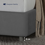 Кровать BuyCharm (велюр, с ПМ)