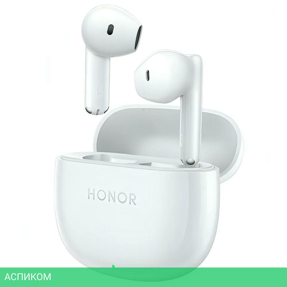Наушники Honor Earbuds X6 PET-T10 международная версия белый (5503ABBG)