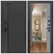 Купить Входная дверь 3KL 1009 - ФЛЗ 23 ПВХ Velutto Grigio с зеркалом