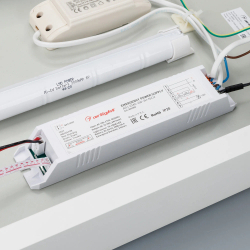 Светильник IM-EMERGENCY-3H-S300x600-23W White6000 (WH, 120 deg, 230V) (Arlight, IP40 Металл, 2 года) 034469