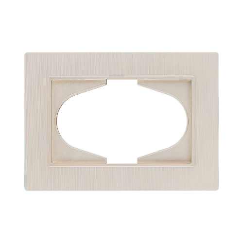 Рамка для двойной розетки, золотой Kollinger Eleganz Plex EP120GD