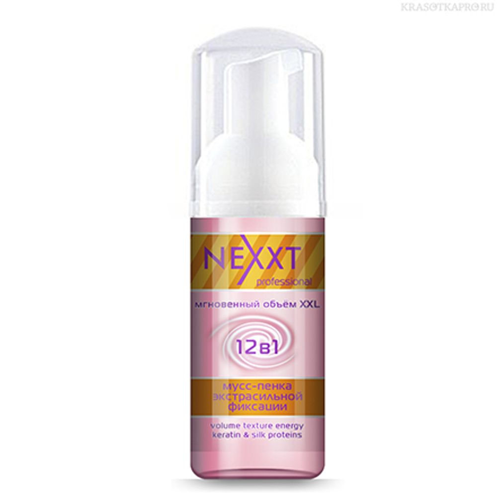 Nexxt Professional Мусс-пенка для обьема и экстра сильной укладки волос, 150 мл