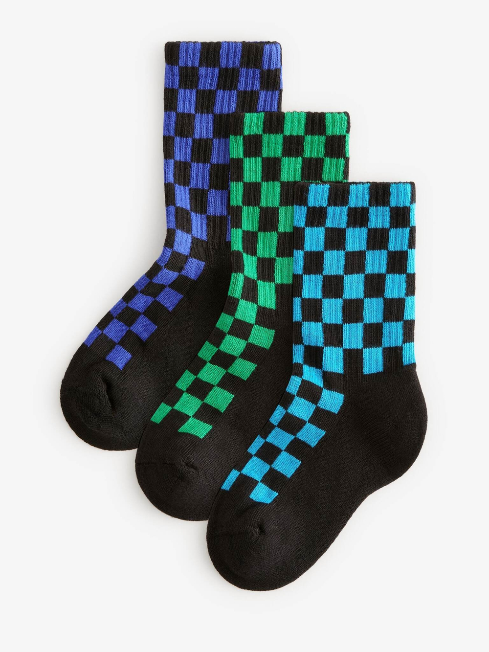 Носки хлопковые для мальчика Next E13-100, 3 шт., Черный