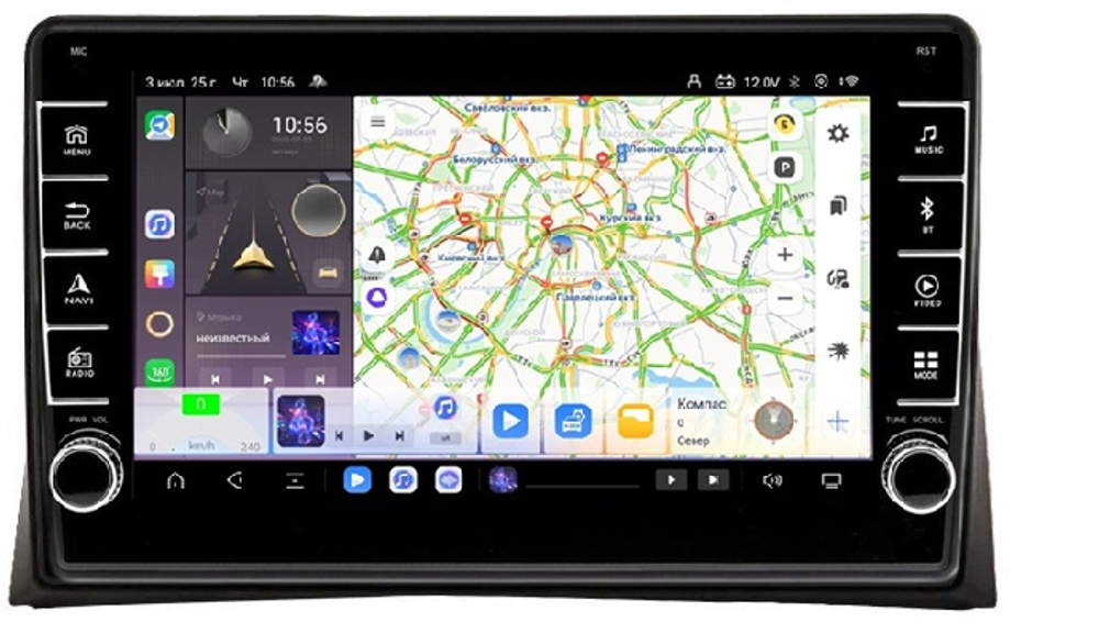 Магнитола для Volkswagen Multivan T5 2003-2015 - Carmedia OL-9121 (кнопки и крутилки) Android 13, TS20, 6+128Гб, CarPlay, 4G SIM-слот