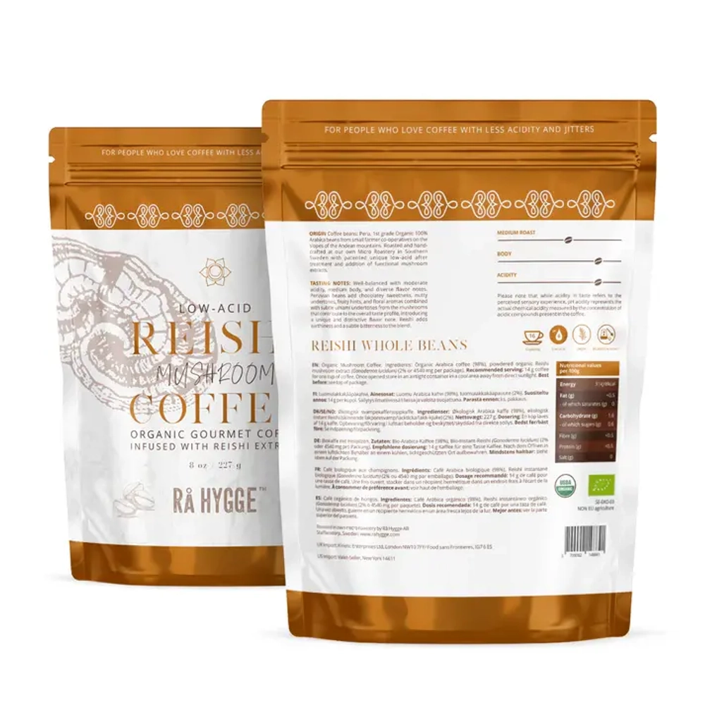 RA HYGGE Reishi Mushroom Coffee 227 g.