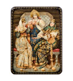 ШК-19/47 Шкатулка в технике декупаж «Три сестры» (10х8х3,5)