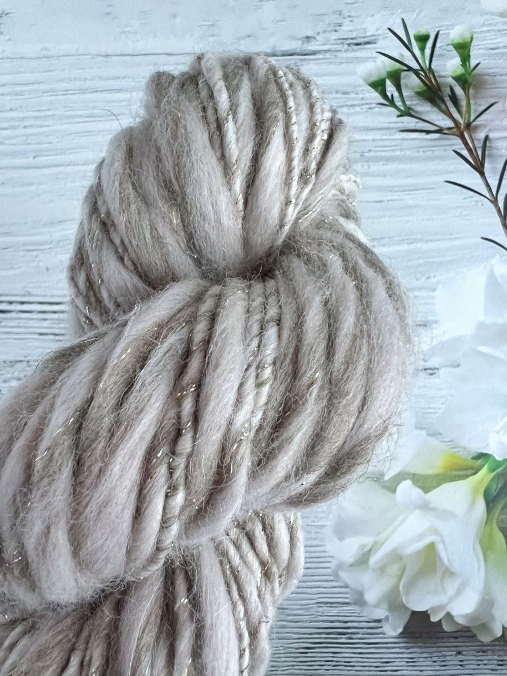 Трикотажная пряжа для вязания MORELINO толстая шишибрики