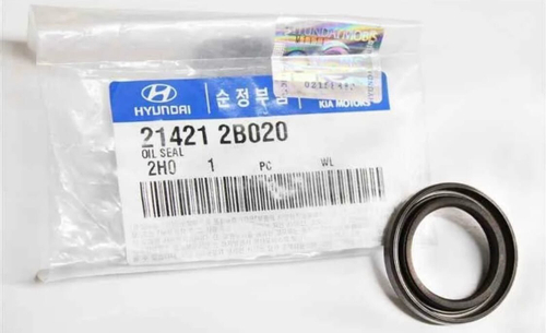 Сальник коленвала передний ОРИГИНАЛ "HYUNDAI/KIA" Hyundai Solaris 14->, Kia Rio 11->, Cerato 08- - Hyundai арт. 214212B020