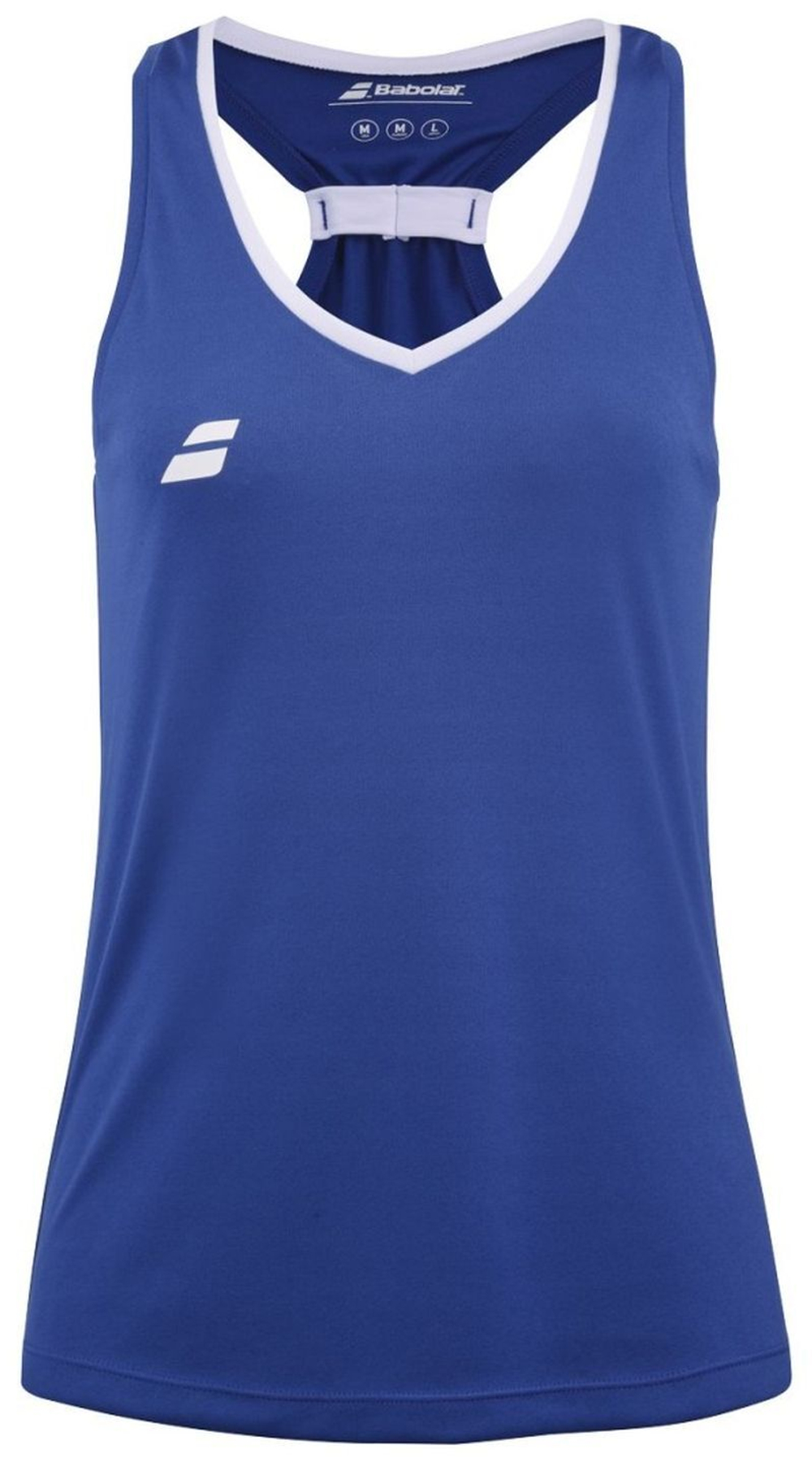 Футболка для девочки теннисная Babolat Girls Play - небесный