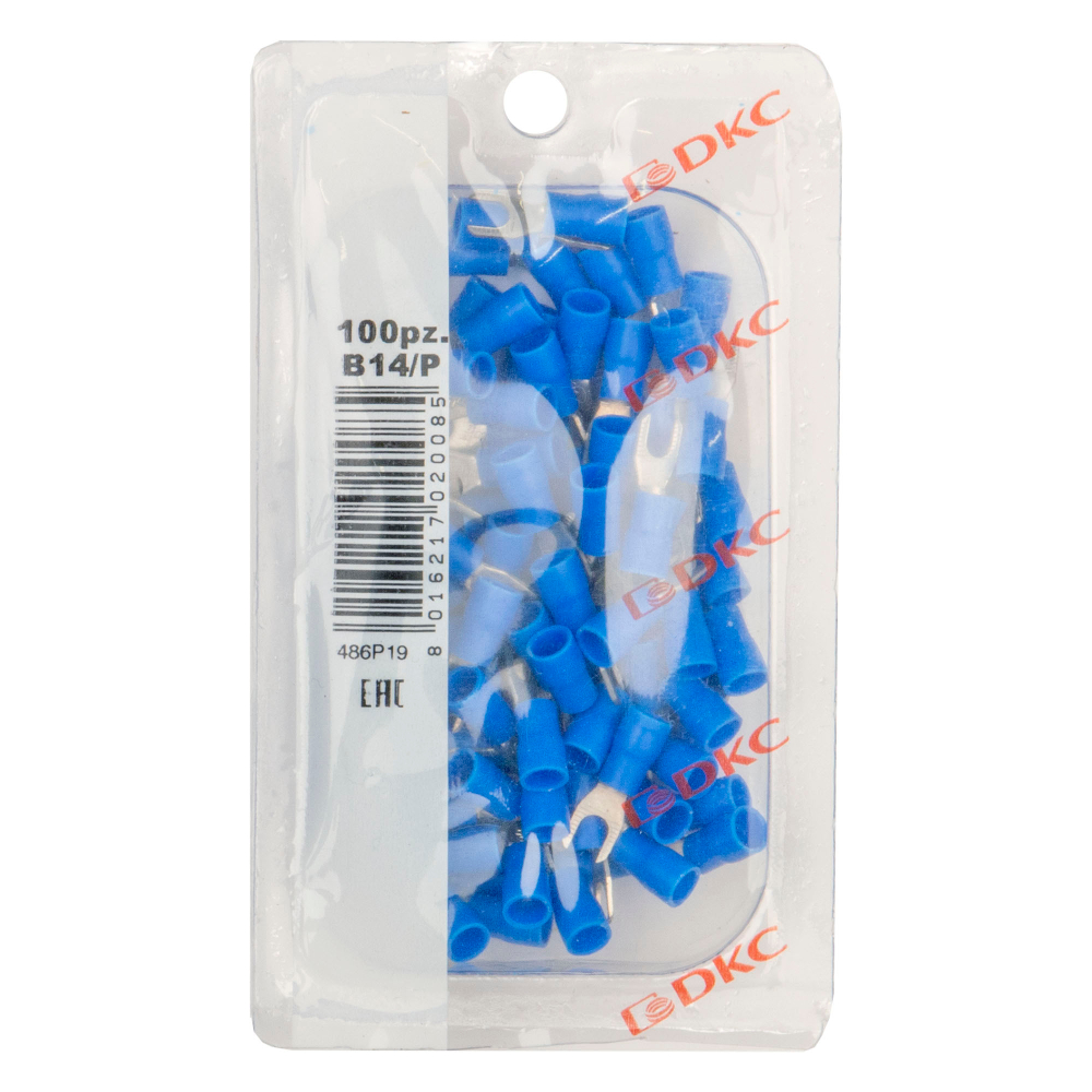 Наконечник вилочный с изолир.фланцем 1,5-2,5 кв.мм 4,1 мм (НВИ)