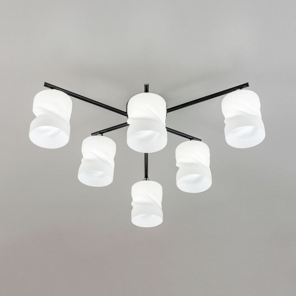 Citilux Нильс CL132165 Люстра потолочная Чёрная