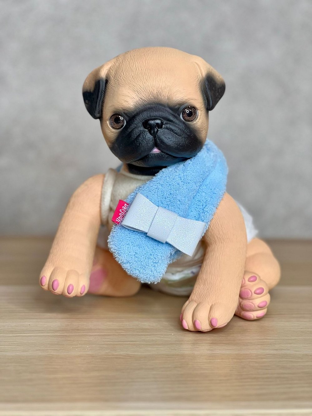 Игрушка мягконабивная 35см AniReal Бульдог (60110)