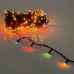 Гирлянда для дома MINI 3м 50 ламп, 8 реж, зеленый провод IP-20, Мультицвет