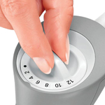 Блендер погружной BOSCH MSM66020, 600 Вт, 12 скоростей, измельчитель 0,7 л, белый