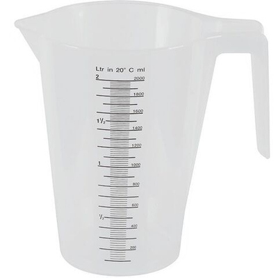 Кувшин мерный;полипроп.;2л;D=14,5,H=21см;прозр. (Цвет: прозрачный)