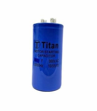 Пусковой конденсатор 150мкФ 300в клеммы / CD-60 / Titan