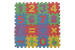 Коврик пазлы Цифры, пазл 8*8 см