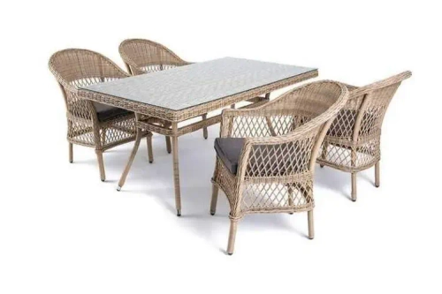 Амароне обеденная группа из искусственного ротанга на 4 персоны