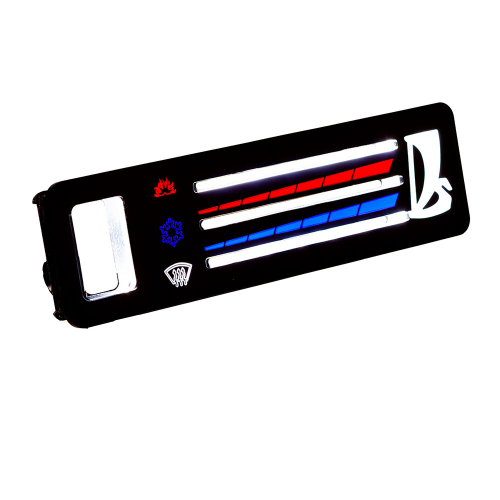 Ручки управления блоком отопителя с рычажками для ваз 2107 с белой подсветкой