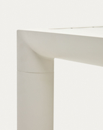 Culip Алюминиевый уличный стол с порошковым покрытием белого цвета 150 x 77 см