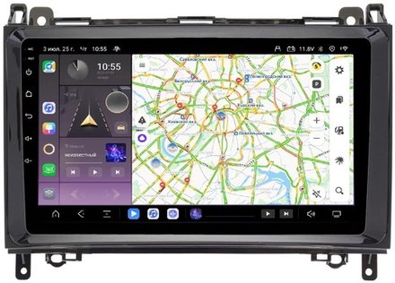 Магнитола для Mercedes-Benz Viano/Vito W639, Vito W447, A класс W169, B класс W245, Sprinter W906, VW Crafter - Carmedia OL-9946 QLed, Android 13, TS20, CarPlay, SIM-слот