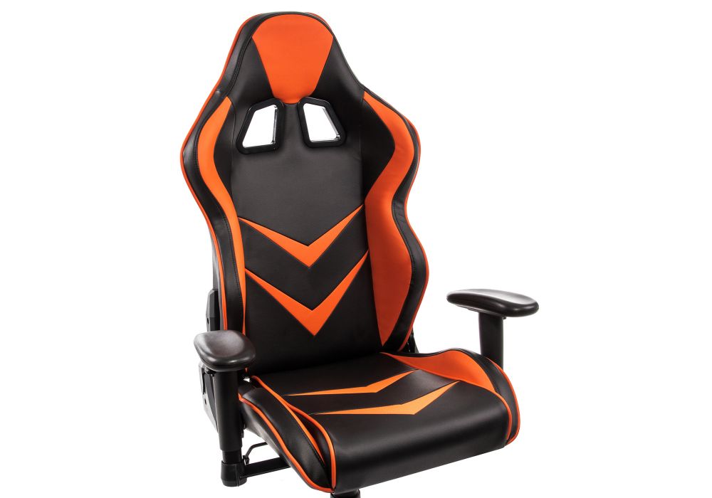 Компьютерное кресло Racer черное / оранжевое