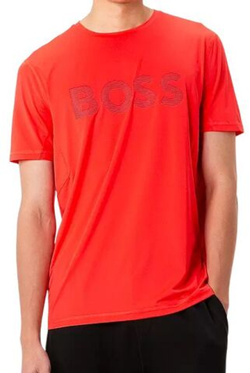Мужская теннисная футболка BOSS Tee Active 1 - красный