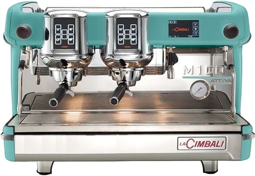 Рожковая кофемашина La Cimbali M100RE GTi Turquoise DT/2