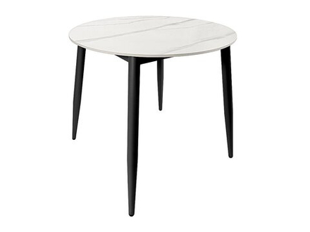 Стол Uni-Form-R.2B SBlack/White Matt Marble 727*800*800