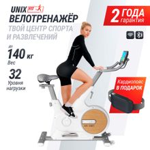 Велотренажер UNIX Fit MV-500T (15,6 TFT&#39;) Wood