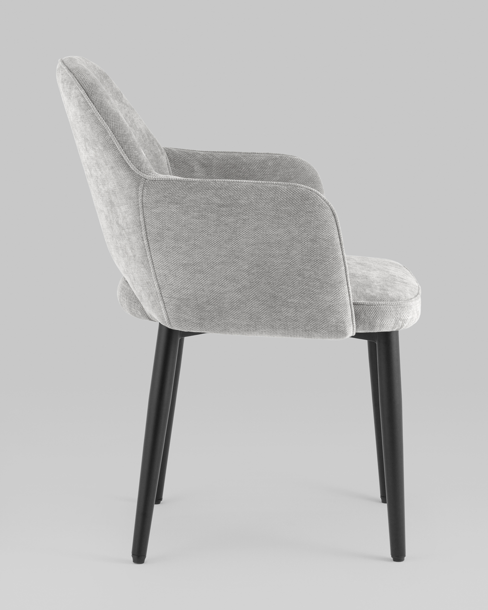 Стул Венера шенилл светло-серый