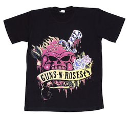 Футболка Guns N' Roses сердце с кинжалом