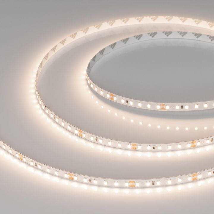 Светодиодная лента Arlight 14,4W/m 120Led/m 2835SMD теплый белый 5M UL-A120-8mm 24V Warm3500 042303
