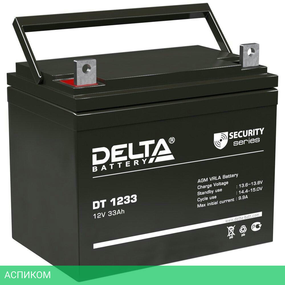 Аккумулятор для ИБП Delta 12V/33Ah (DT 1233)