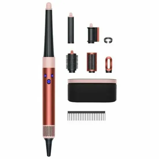 Стайлер Dyson Airwrap i.d. Long HS08 Straight+Wavy, клубнично-бронзовый/розовый румянец (Strawberry Bronze/Blush Pink)