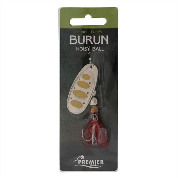 Блесна вращ. BURUN Noisy Ball C2 №4, 10гр Premier (PR-BR-NB-SPRH12A-C2-N4)